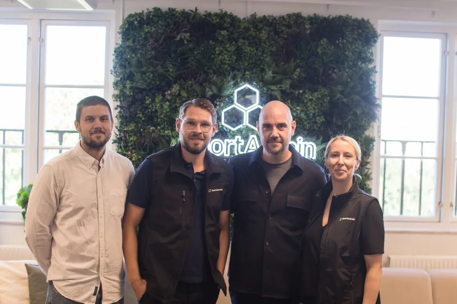 Representanter från Ettanfotboll och Lime Sportadmin på Sportadmins kontor