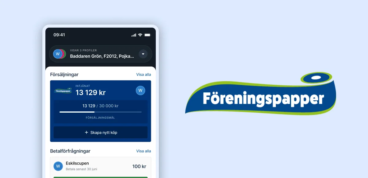 Ny försäljningspartner: Föreningspapper
